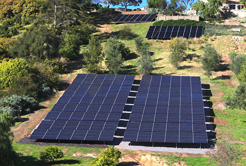 Summerland Ground Mounted Panels